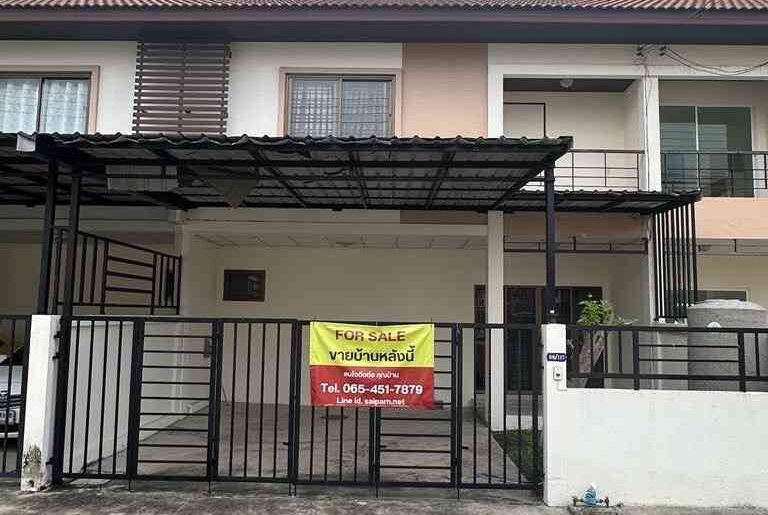 ขายทาวน์เฮ้าส์ 2 ชั้น หมู่บ้านออมธนา ไทรน้อย นนทบุรี