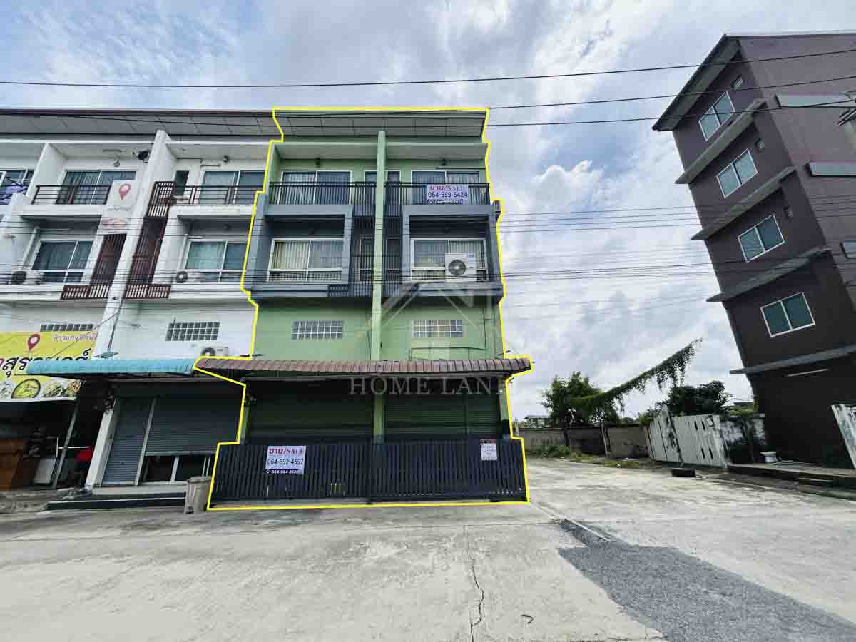 ตึกแถว 3.5 ชั้น 2 คูหา ติด ถ. เลียบวงแหวนประชาอุทิศ ทุ่งครุ (หลัง
