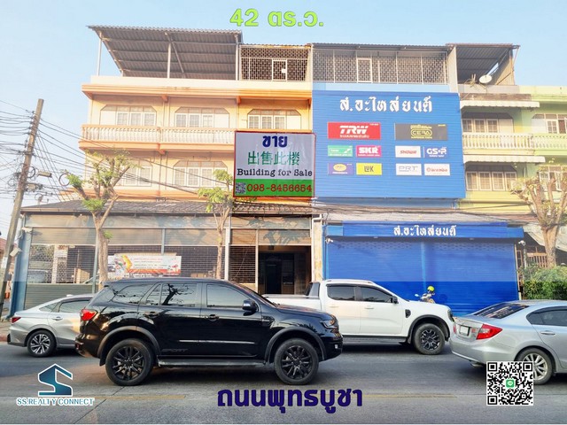 ขายตึกถนนพุทธบูชา 42 ตร.ว. 3 ชั้น พร้อมดาดฟ้า ทุ่งครุ