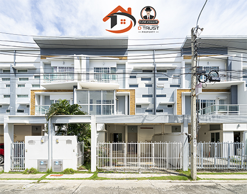 ให้เช่า ทาวน์โฮม เลอ เน็กซ์ตร้า วงแหวน-ศรีนครินทร์ 3 ชั้น 4 ห้องน