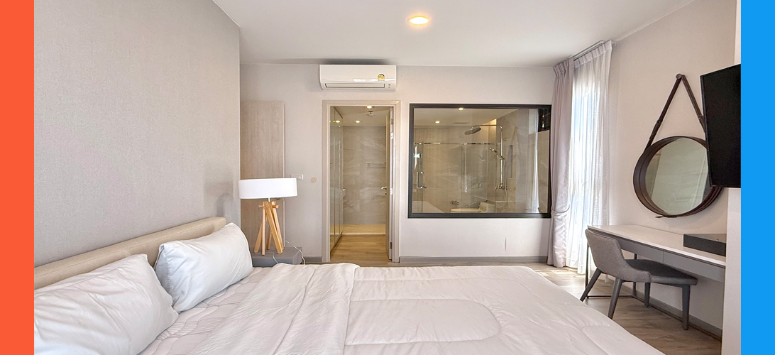 คอนโด ให้เช่า คอนโดหรู2ห้องนอน2ห้องน้ำ ตรงข้ามRobinsonศรีราชา KeenCentreSriracha เฟอร์นิเจอร์ครบFullyFurnished ราคา38,000